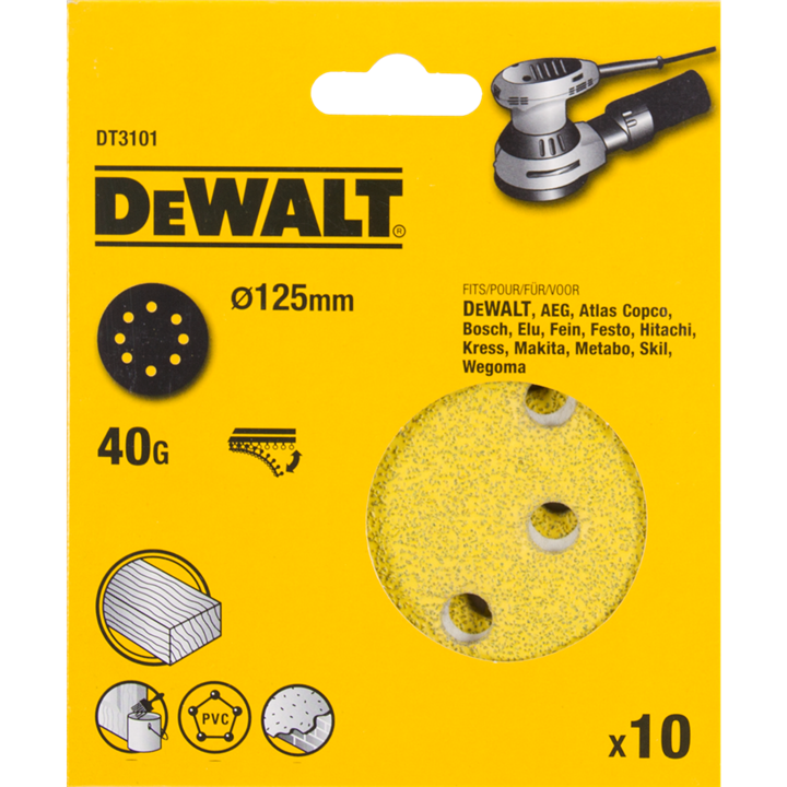 ورق سنباده دیسکی دیوالت مدل DT3101 dewalt